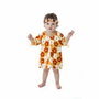 Creaciones Llopis Déguisement Bébé Hippie Robe Orange 0-12 Mois