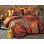 Forme Parure de couette Rouge et Or King Size