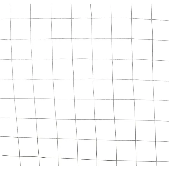 Nature - Grillage métallique soudé maille carrée galvanisé 12,7mm, dimension 1m x 3m, épaisseur 12,7mm, couleur gris, Multi-usages