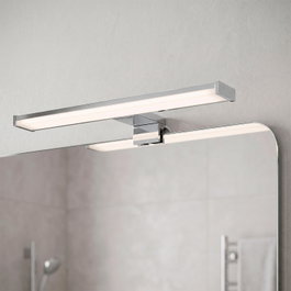 Éclairage de miroir LED 7 W CCT chromé