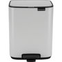 Brabantia Bo Poubelle à pédale 7 L blanc