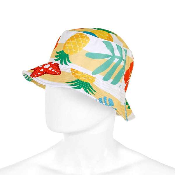 Karacter Bucke Sun - Gorro de pescador pour enfant - Taille 8 ans (50 cm) - En coton - Multicolore