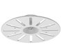 B-Tech BT5910 Support de montage pour caméra de sécurité dôme, pour pôles Ø38MM, blanc, système V