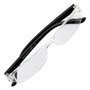 Entre Temps Lunettes de lecture avec étui, monture transparente et branches colorées