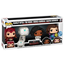 FUNKO Blister 4 figurines POP Marvel WandaVision Exclusive