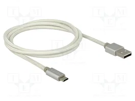 DELOCK Câble USB 2.0 de 1m avec connecteurs USB A et Micro USB B