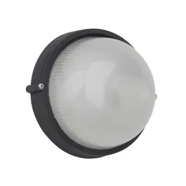 Brilliant Applique Murale Extérieure SILVESTER - Noir, Verre et Métal, Douille E27, 60W, Indice de Protection IP44