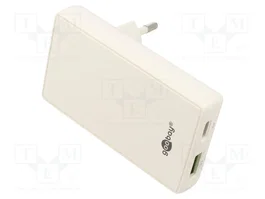 GOOBAY Chargeur USB Blanc GaN avec Power Delivery