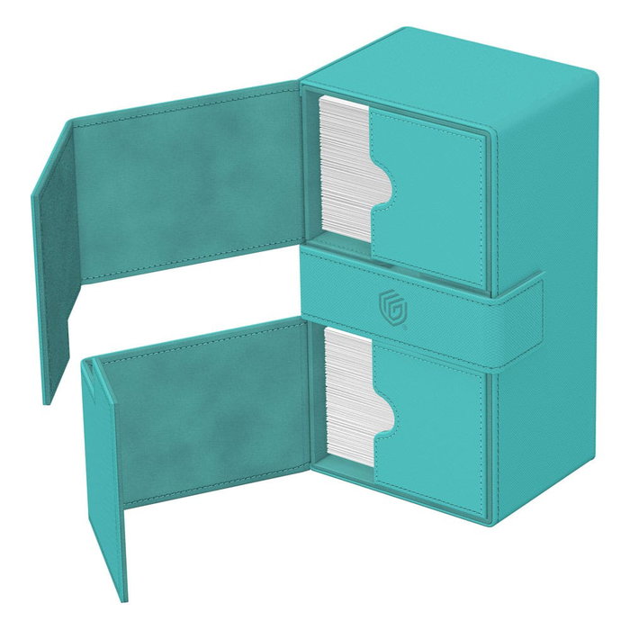 Ultimate Guard Twin Flip'n'Tray 200+ Xenoskin Summer Edition 2025 Lagoon de couleur Lagoon de type Boîtes pour cartes Ultimate Guard Twin Flip'n'Tray 200+ Xenoskin Summer Edition 2025 Lagoon de couleur Lagoon de type Boîtes pour cartes