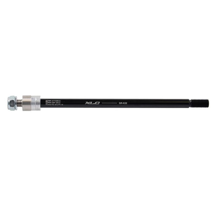 XLC Axe traversant QR-K22 M12x1.75 217-229 mm XLC Axe traversant QR-K22 M12x1.75 217-229 mm