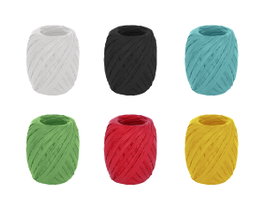 Innspiro Pack de rafia de papier 6 couleurs 4mm x 30m