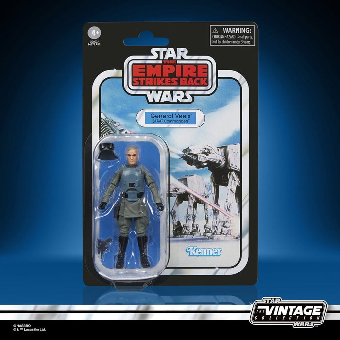 Hasbro Star Wars The Vintage Collection Figurine Général Veers (Commandant AT-AT) 9,5 cm
