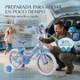 Huffy - Bicicleta frozen 16" - Vélos pour enfants de 5 à 8 ans (instructions en espagnol)