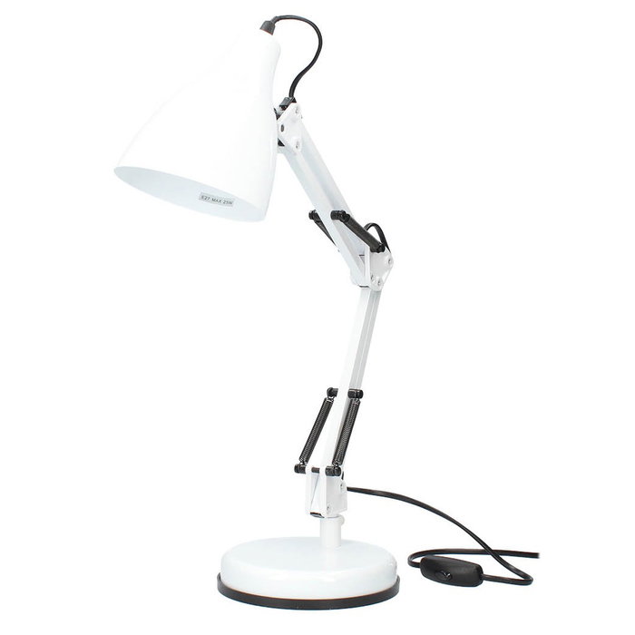 GSC Evolution Flexo sobremesa Focus E27 Blanco GSC Evolution Flexo sobremesa Focus E27 Blanco