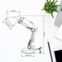 GSC Evolution Flexo sobremesa Focus E27 Blanco