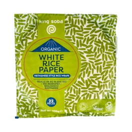 KING SOBA Papier de riz BIO 200g