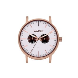 Watxandco WXCA2735 Montre Unisexe Rose 44mm