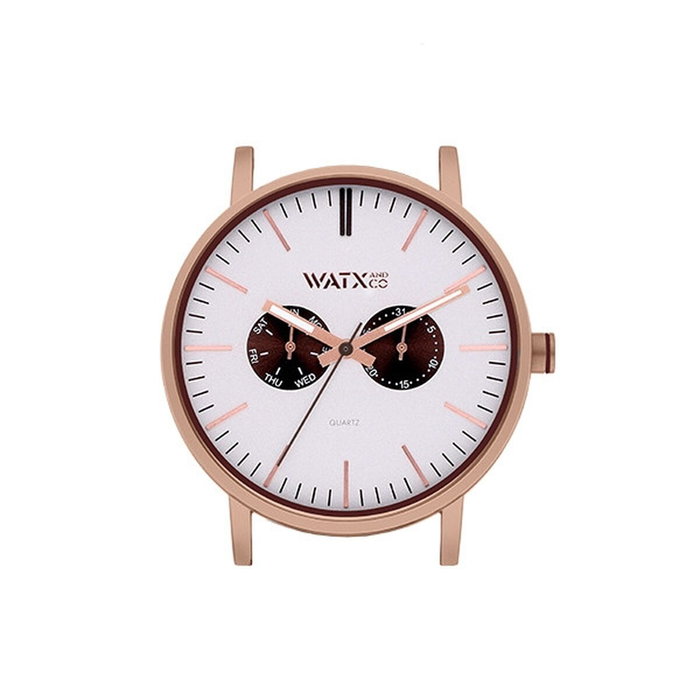 Montre Unisexe Watx & Colors WXCA2735 Gris Rose Argenté (Ø 44 mm) Montre Unisexe Watx & Colors WXCA2735 Gris Rose Argenté (Ø 44 mm)