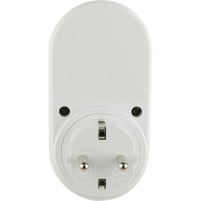 Rev Prise adaptatrice avec variateur LED intégré blanc EMD201