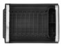 Kinvara Egouttoir Extensible Noir 27x11x20 cm Plastique et Métal (Set de 8)