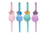 Pincello Stylo Pompon Éléphant Assorti 5x18x3 cm Plastique Métal Bleu Violet Rose Vert (Set de 48)
