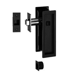 ARTICULOS INOXIDABles Tope de porte magnétique IN.20.927 avec rétention magnétique - Installation au sol et corps métallique finition noire
