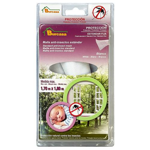 Burcasa Malla Anti-Insecte Standard Blanc 1,7x1,8 Burcasa Malla Anti-Insecte Standard Blanc 1,7x1,8