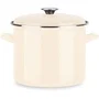 Baumalu Casserole en émail beige ivoire 26 x 20 cm