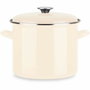 Baumalu Casserole en émail beige ivoire 26 x 20 cm