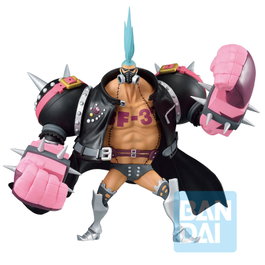 BANPRESTO Figura Ichibansho Franky Film Red More Beat One Piece 18,5cm