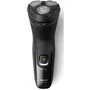 Philips X3021 Rasoir Électrique Rechargeable 3 Têtes Noir, Mouillé et Sec