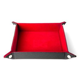 FanRoll Plateau à dés pliant Velvet Red