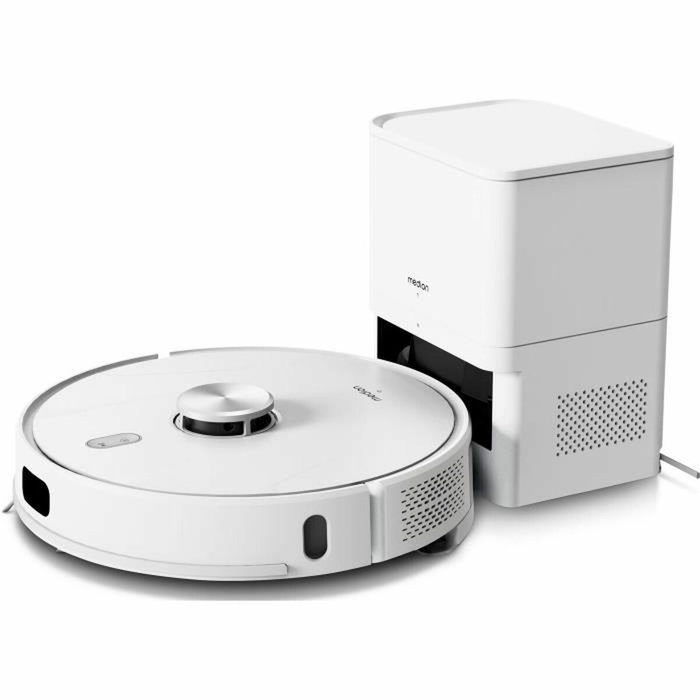 Medion X41 SW+ Robot Aspirateur Laveur avec Station de Vidage, Blanc Medion X41 SW+ Robot Aspirateur Laveur avec Station de Vidage, Blanc