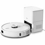Medion X41 SW+ Robot Aspirateur Laveur avec Station de Vidage, Blanc