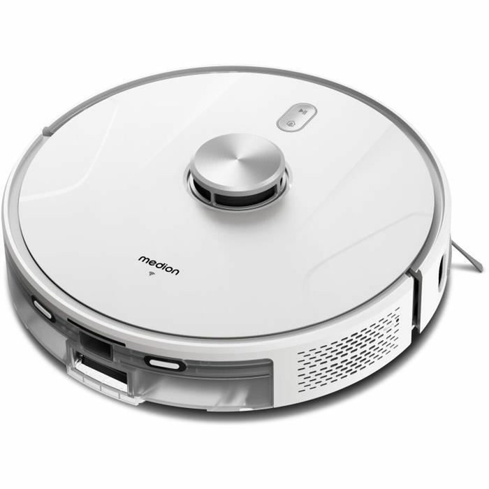Medion X41 SW+ Robot Aspirateur Laveur avec Station de Vidage, Blanc Medion X41 SW+ Robot Aspirateur Laveur avec Station de Vidage, Blanc