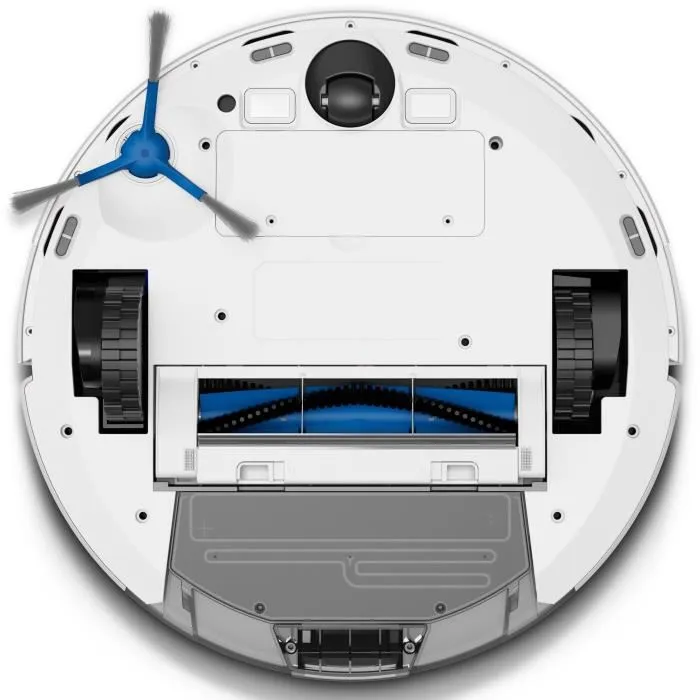 Medion X41 SW+ Robot Aspirateur Laveur avec Station de Vidage et Navigation Laser, Autonomie 200 min, Aspiration 8000 Pa