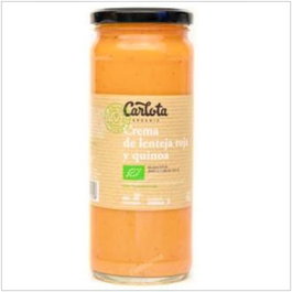 CARLOTA ORGANIC Crème de lentilles rouges et quinoa 450g