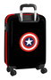 Safta - Valise Cabine 20" Captain America pour Enfant - 34,5 x 55 x 20 cm - Recommandé de 3 ans