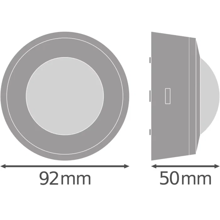LEDVANCE Capteur pour plafond à détection LED 360°, étanche IP44, avec fonction lumière et mouvement LEDVANCE Capteur pour plafond à détection LED 360°, étanche IP44, avec fonction lumière et mouvement
