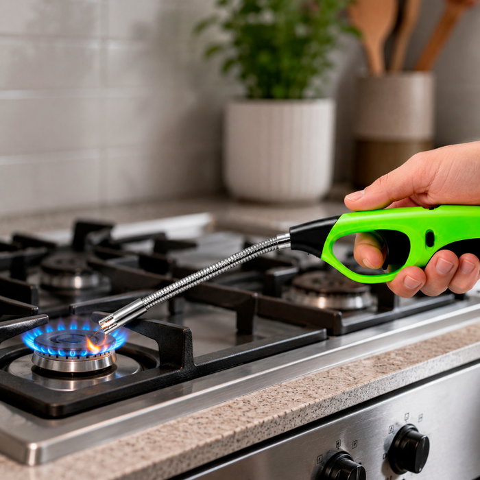 MAURER Encendedor de cocina con llama tubo flexible 280 mm