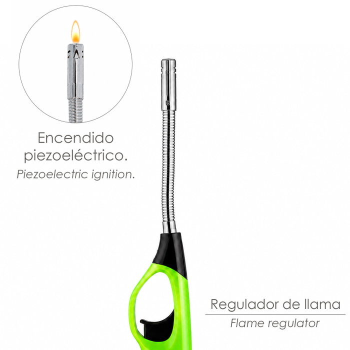 MAURER Encendedor de cocina con llama tubo flexible 280 mm