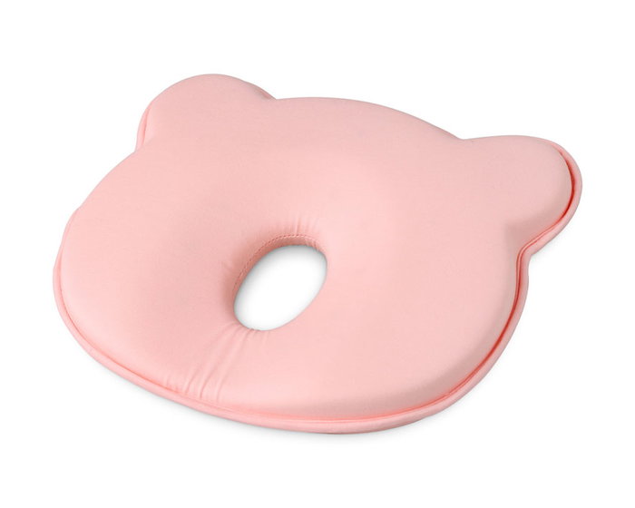 KioKids Oreiller ergonomique pour bébé, anti-plagiocéphalie, avec cavité centrale, en coton 100%, couleur rose KioKids Oreiller ergonomique pour bébé, anti-plagiocéphalie, avec cavité centrale, en coton 100%, couleur rose