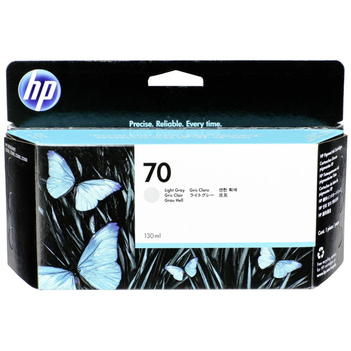 HP Cartouche d'encre 70 C9451A Gris clair 130ml pour Designjet Z2100, Z3100, Z3200 HP Cartouche d'encre 70 C9451A Gris clair 130ml pour Designjet Z2100, Z3100, Z3200