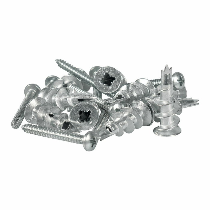 Rapid Chevilles Autoforeuses Métal pour Cloison Plâtre 6-16mm - Lot de 10