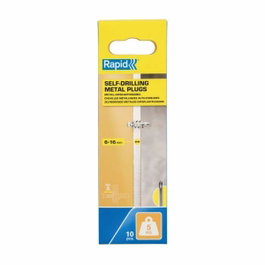 Rapid Chevilles Autoforeuses Métal pour Cloison Plâtre 6-16mm - Lot de 10
