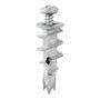 Rapid Chevilles Autoforeuses Métal pour Cloison Plâtre 6-16mm - Lot de 10