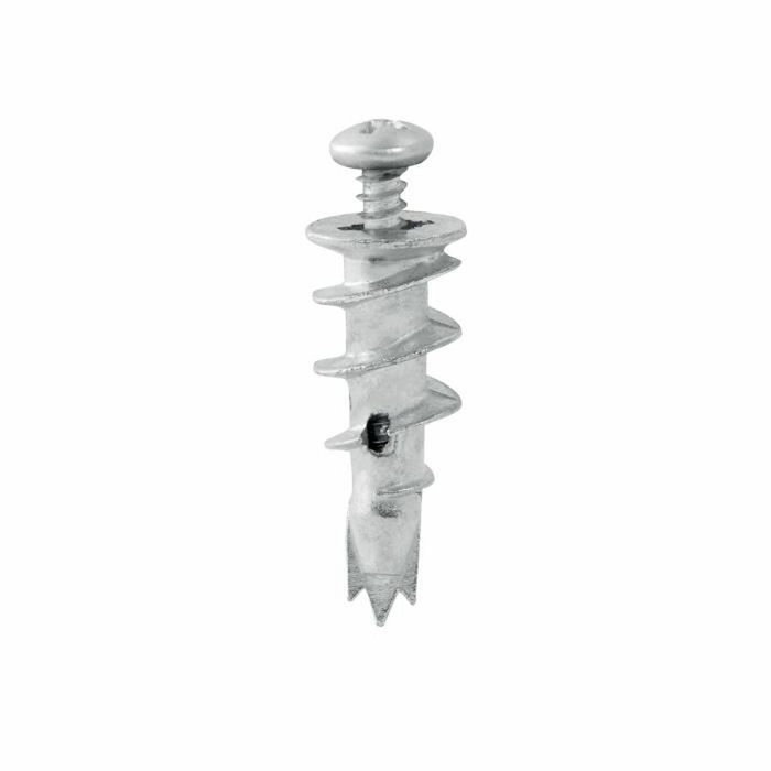 Rapid Chevilles Autoforeuses Métal pour Cloison Plâtre 6-16mm - Lot de 10