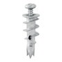 Rapid Chevilles Autoforeuses Métal pour Cloison Plâtre 6-16mm - Lot de 10