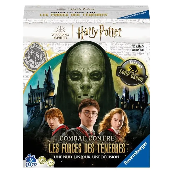 Ravensburger 27354 - Jeu de société Harry Potter Combat contre les forces des ténèbres, jeu de rôle et de déduction pour 2 joueurs et plus, à partir de 9 ans Ravensburger 27354 - Jeu de société Harry Potter Combat contre les forces des ténèbres, jeu de rôle et de déduction pour 2 joueurs et plus, à partir de 9 ans
