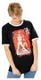 CID Gotham City Sirens T-Shirt Crossword Black Ringer (XXL)